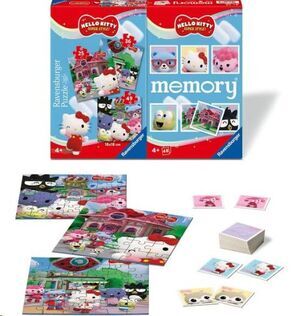 HELLO KITTY MEMORY MULTIPACK + 3 PUZZLE HELLO KITTY