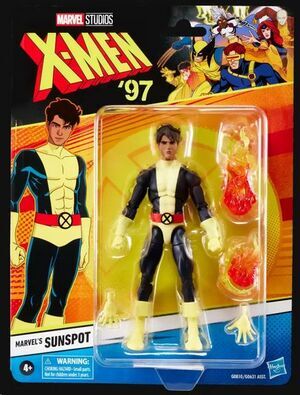 SUNSPOT FIGURA 15 CM X-MEN 97 MARVEL LEGENDS SERIES