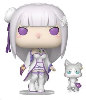FUNKO POP! VINILO EMILIA CON PUCK - RE:ZERO