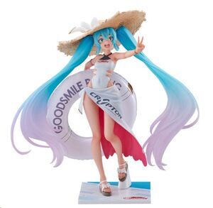 HATSUNE MIKU GT PROJECT ESTATUA PVC TENITOL 1/7 RACING MIKU 2024: TROPICAL VER. 21CM