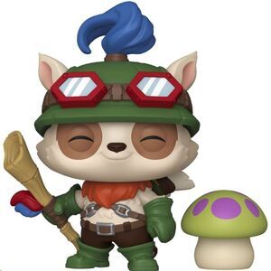 LEAGUE OF LEGENDS POP! GAMES VINYL FIGURA TEEMO & MUSHROOM 9 CM