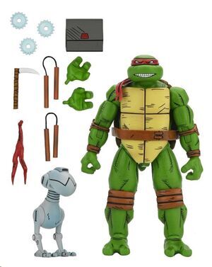 TORTUGAS NINJA MUTANTE FIGURA MIRAGE COMICS MICHELANGELO SCALE ACTION 18 CM