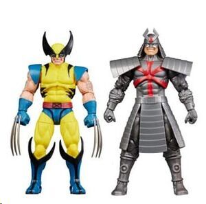 GAMERVERSE MARVEL LEGENDS PACK DE 2 FIGURAS LOBEZNO VS. SILVER SAMURAI 15 CM