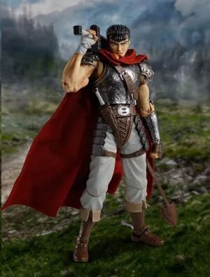 Portada de BERSERK FIGURA THE BAND OF THE HAWK SH FIGUARTS GUTS 16 CM