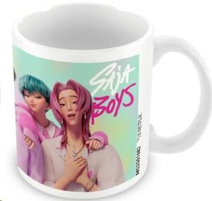 KPOP DEMON HUNTERS TAZA BLANCA SAJA BOYS 325 ML