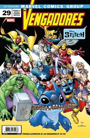 LOS VENGADORES #29 / 183 (PORTADA ALTERNATIVA DISNEY STICH)