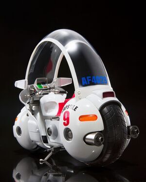 DRAGON BALL MOTOCICLETA DE BULMA 17CM MOTORCYCLE HOIPOI CAPSULE NO.9       