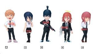 CHANINSAW MAN FIGURA THE MOVIE WORLD COLLECTABLE V01 7 CM