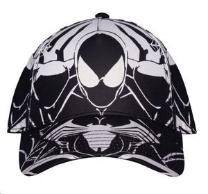 SPIDERMAN GORRA B�ISBOL BLACK & WHITE ALL-OVER-PRINT