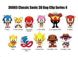 SONIC THE HEDGEHOG COLGANTES PVC SERIES 4