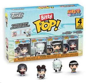 NARUTO SHIPPUDEN PACK DE 4 FIGURAS BITTY POP! VINYL BATTLES 2;5 CM