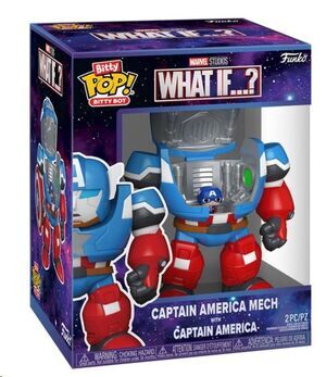 MARVEL FIGURA BITTY POP! BOTS WI- CA MECH W/CAP 2;3 CM