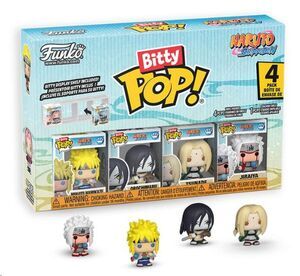 NARUTO SHIPPUDEN PACK DE 4 FIGURAS BITTY POP! VINYL TEAM 2 2;5 CM