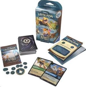 DISNEY LORCANA TCG AZURITE SEA MAZO PARA UN JUGADOR - INGL�S
