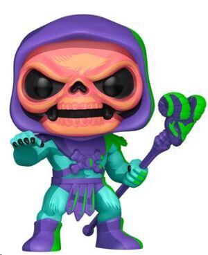 Portada de MASTERS DEL UNIVERSO POP! TELEVISION VINYL FIGURA SKELETOR (COMIC DECO) 9 CM