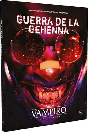 Portada de VAMPIRO LA MASCARADA 5ED JDR GUERRA DE LA GEHENNA