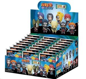 NARUTO 3D COLGANTES PELUCHE EXPOSITOR SERIE 7 