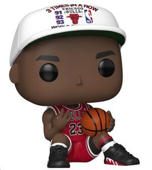 NBA LEGENDS POP! SPORTS VINYL FIGURA CHICAGO BULLS: MICHAEL JORDAN 3 TIMES IN A ROW 9 CM