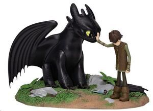 DRAGONES D-STAGE ESTATUA PVC TOOTHLESS & HICCUP 15 CM