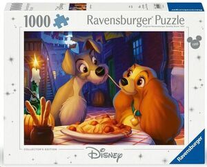 DISNEY PUZZLE 1000 PIEZAS LA DAMA Y EL VAGABUNDO                           