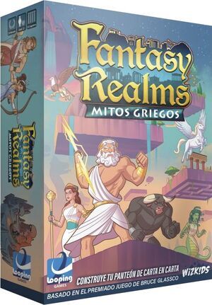 Portada de FANTASY REALMS: MITOS GRIEGOS