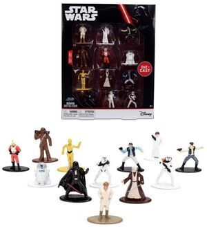 STAR WARS SET NANOFIGURAS MET�LICAS DE 4 CM
