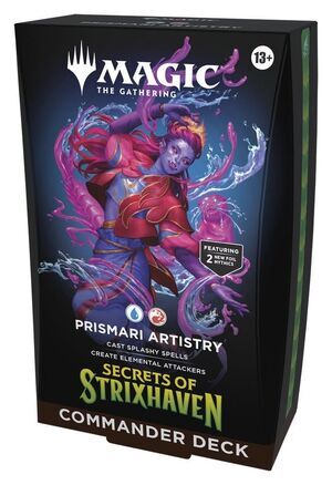 MAGIC - SECRETOS DE STRIXHAVEN MAZO DE COMMANDER PRISMARI ARTISTRY (INGL�S)