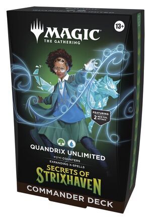 MAGIC - SECRETOS DE STRIXHAVEN MAZO DE COMMANDER QUANDRIX UNLIMITED (INGL�S)