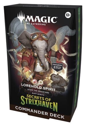 MAGIC - SECRETOS DE STRIXHAVEN MAZO DE COMMANDER LOREHOLD SPIRIT (INGL�S)