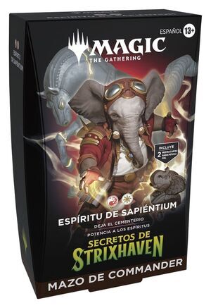 MAGIC - SECRETOS DE STRIXHAVEN MAZO DE COMMANDER ESP�RITU DE SAPI�NTIUM