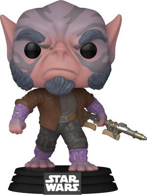 STAR WARS: THE MANDALORIAN AND GROGU FIGURA POP! VINYL CABEZ�N ZEB ORRELIOS 9 CM