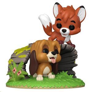 Portada de DISNEY FIGURA POP! MOMENT VINYL TOD AND COPPER 9CM