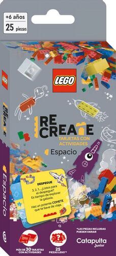 LEGO RECREATE ESPACIO CONSTRUCCION TARJETAS CON ACTIVIDADES