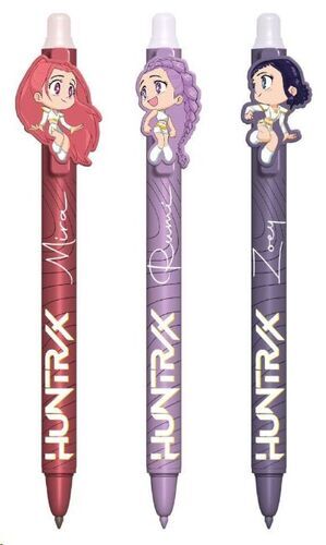 LAS GUERRERAS KPOP DEMON HUNTERS PACK DE 3 BOL�GRAFOS DE GEL ERASABLE