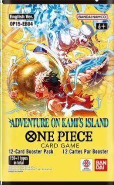 ONE PIECE CARD GAME BOOSTER OP15 EB-04 ADVENTURE ON KAMI'S ISLAND (INGL�S)
