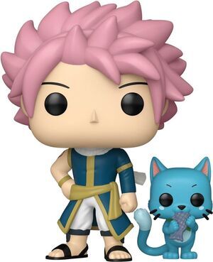 Portada de FAIRY TAIL 100 YEAR QUEST POP! ANIMATION VINYL FIGURA NATSU & HAPPY 9 CM
