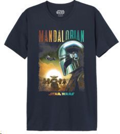 STAR WARS THE MANDALORIAN CAMISETA MANDO Y GROGU T  -  L