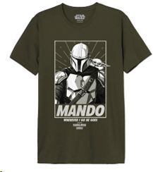 STAR WARS THE MANDALORIAN CAMISETA MANDO T - M