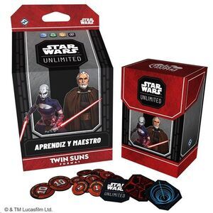 STAR WARS UNLIMITED 2026 TWIN SUNS MAZO APRENDIZ Y MAESTRO