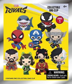 MARVEL RIVALS 3D COLGANTES PELUCHE EXPOSITOR SERIES 16