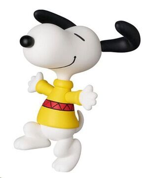 PEANUTS MINIFIGURA UDF SERIE 18 SU�TER SNOOPY 8 CM