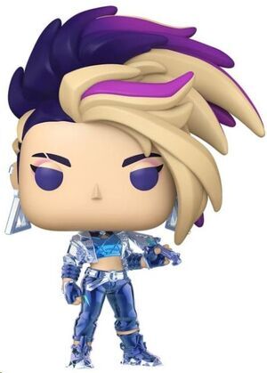 Portada de LEAGUE OF LEGENDS FIGURA POP! GAMES VINYL K/DA AKALI 9 CM