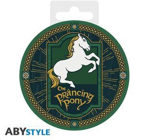 EL SE�OR DE LOS ANILLOS POSAVASOS DE CERAMICA EL PONI RAMPANTE