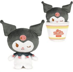 HELLO KITTY & FRIENDS PELUCHE KUROMI CUP NOODLES 16 CM