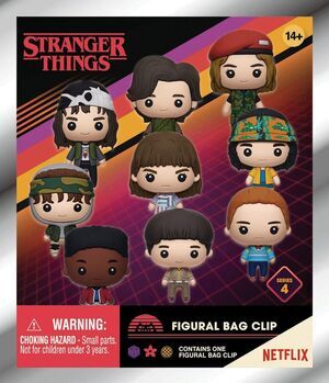 Portada de STRANGER THINGS COLGANTES PVC 3D SERIES 4