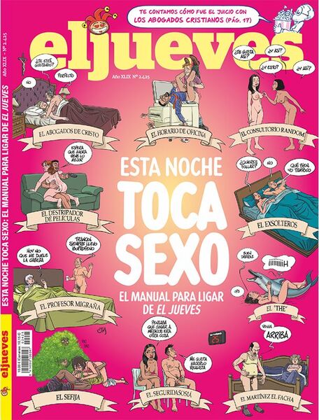 EL JUEVES -ESTA NOCHE TOCA SEXO. EL MANUAL PARA LIGAR DE EL JUEVES
