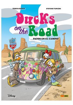 Portada de BIBLIOTECA DISNEY. DUCKS ON THE ROAD:PATOS EN LA CARRETERA