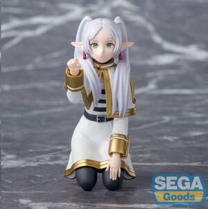 Portada de FRIEREN: BEYOND JOURNEY'S END ESTATUA PVC PM PERCHING FRIEREN POKING SOMETHING 10 CM