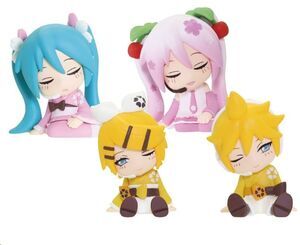 HATSUNE MIKU MINIFIGURAS TWINCHEES LIL' SLEEPERS WAVE 3;5 CM