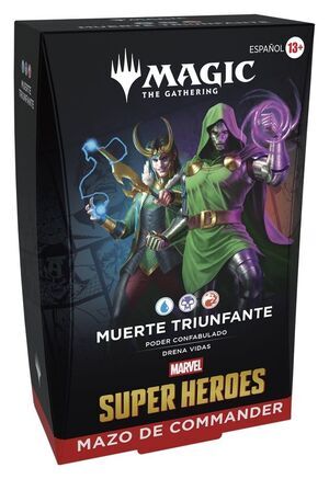 Portada de MAGIC - MARVEL SUPER HEROES MAZO COMMANDER MUERTE TRIUNFANTE